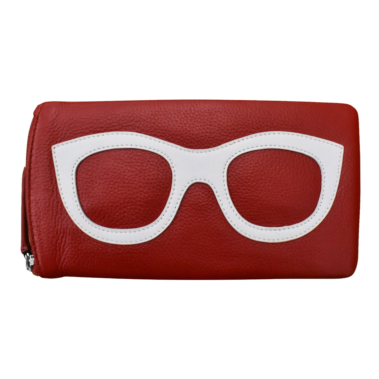 ili New York - EYEGLASS CASE WITH FRAME GRAPHIC - 6462 - Red White