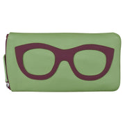 ili New York - EYEGLASS CASE WITH FRAME GRAPHIC - 6462 - Sage Eggplant