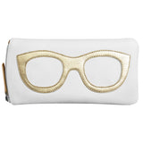 ili New York - EYEGLASS CASE WITH FRAME GRAPHIC - 6462 - White Gold