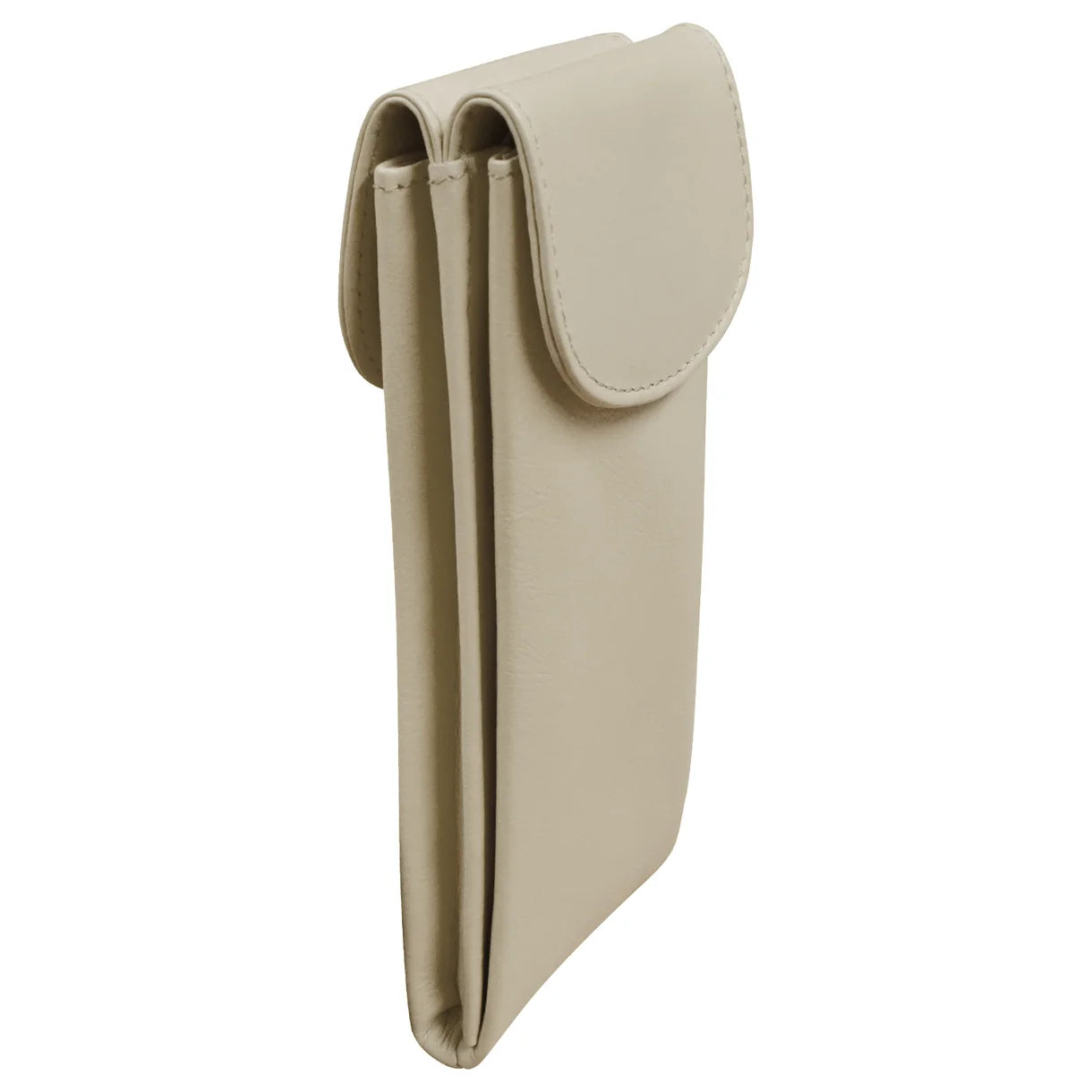 ili New York - DOUBLE FLAP EYEGLASS CASE - 6470 - Bone