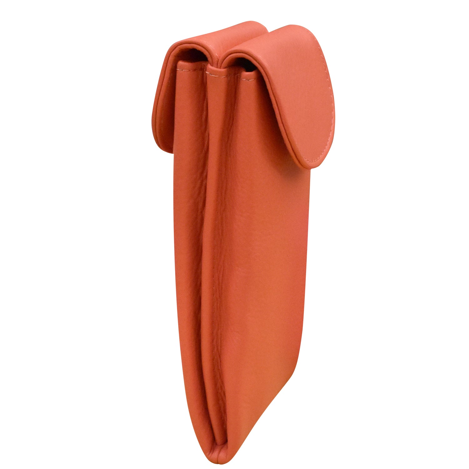 ili New York - DOUBLE FLAP EYEGLASS CASE - 6470 - Coral