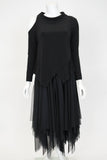 IC COLLECTION Dress - 6470D - BLACK