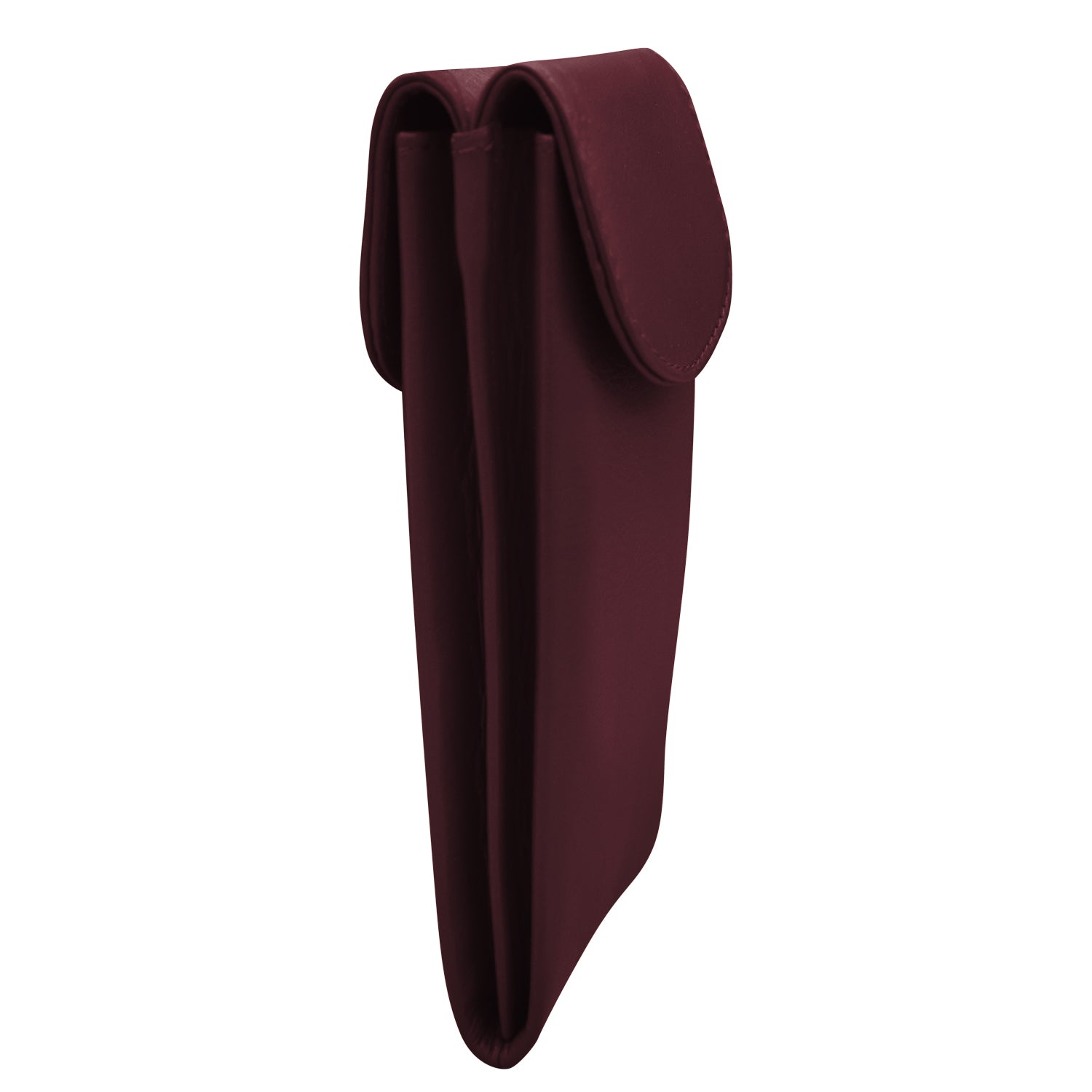 ili New York - DOUBLE FLAP EYEGLASS CASE - 6470 - Eggplant