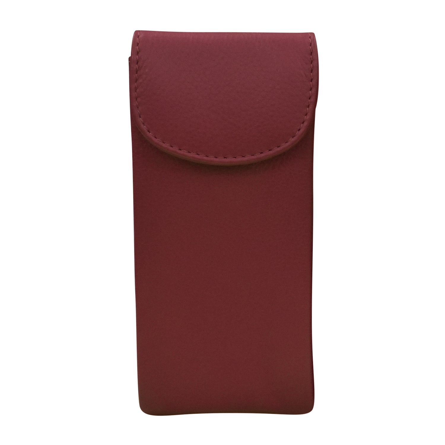 ili New York - DOUBLE FLAP EYEGLASS CASE - 6470 - Merlot