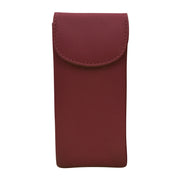 ili New York - DOUBLE FLAP EYEGLASS CASE - 6470 - Merlot
