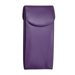 ili New York - DOUBLE FLAP EYEGLASS CASE - 6470 - Purple