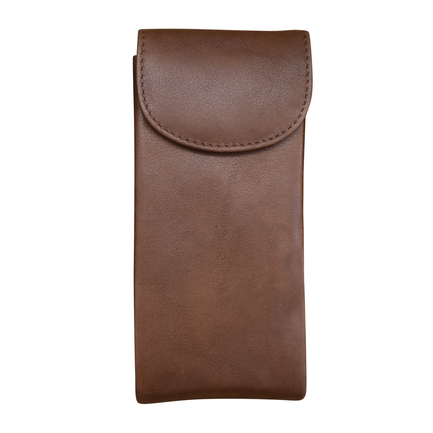 ili New York - DOUBLE FLAP EYEGLASS CASE - 6470 - Toffee