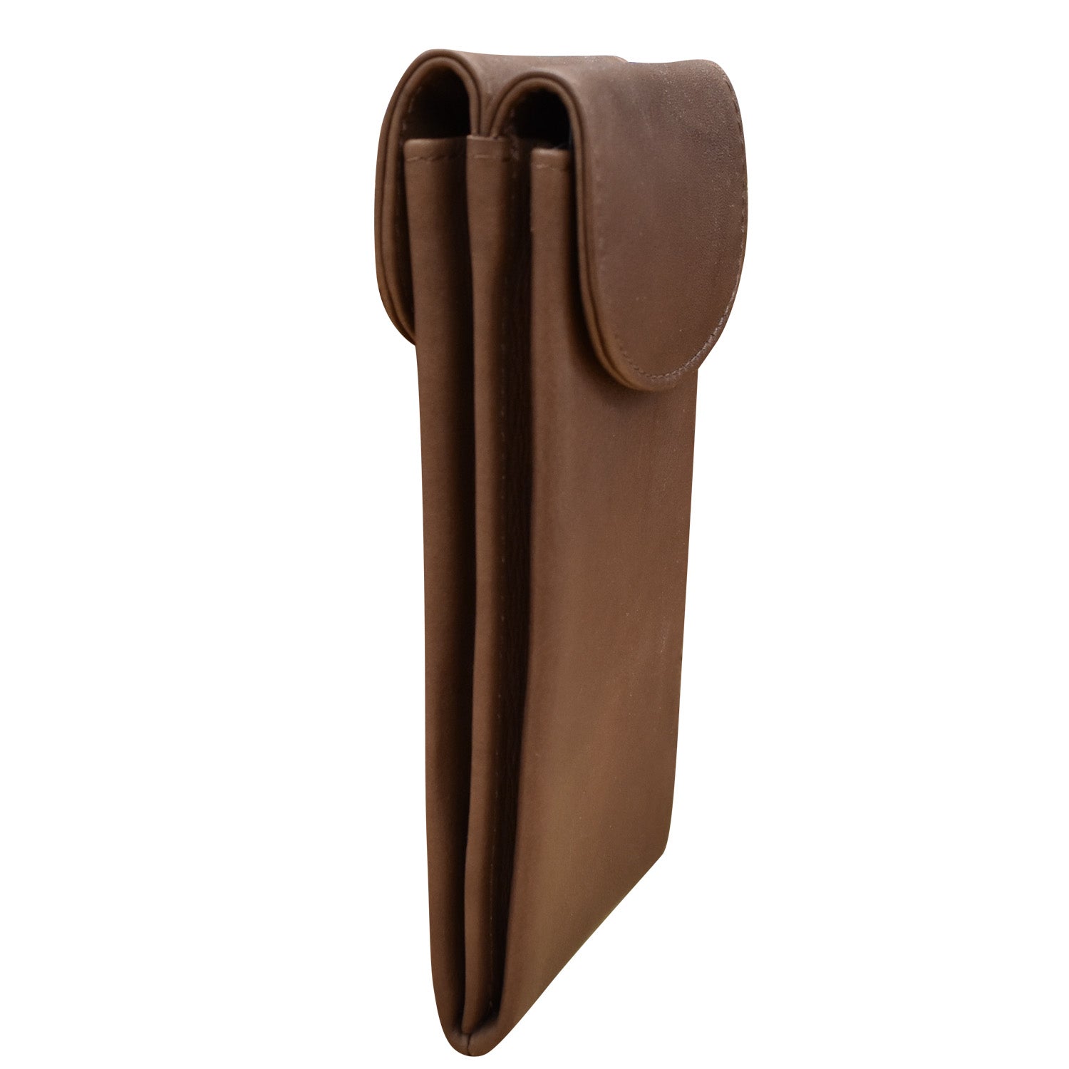 ili New York - DOUBLE FLAP EYEGLASS CASE - 6470 - Toffee