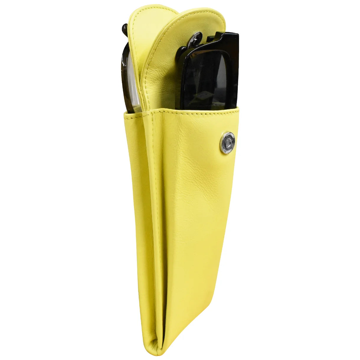 ili New York - DOUBLE FLAP EYEGLASS CASE - 6470 - Mellow Yellow