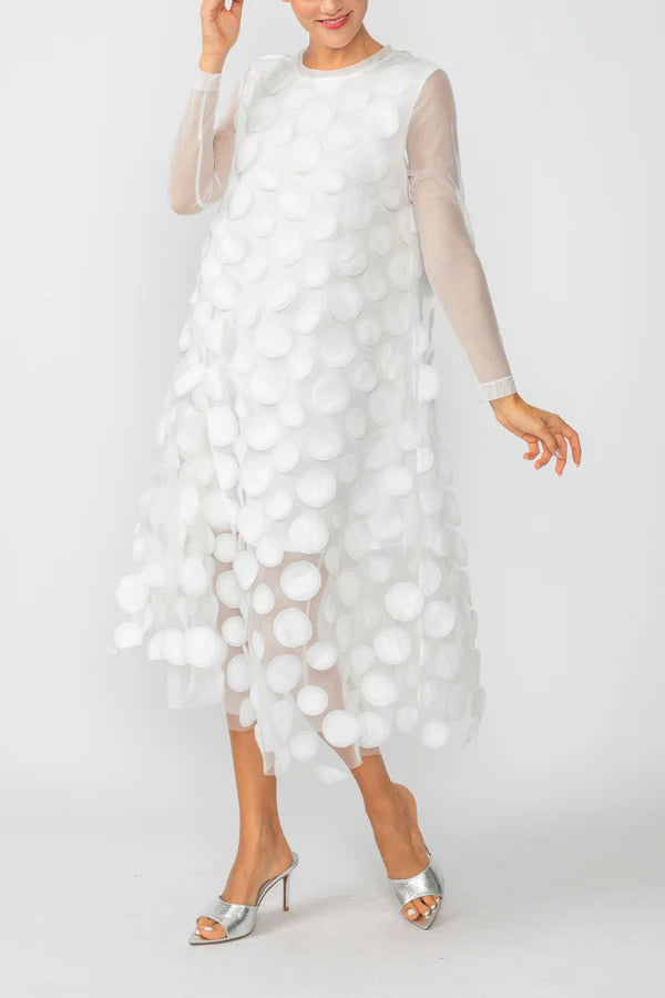 IC COLLECTION Dress - 6472D - BLACK (NOT WHITE)