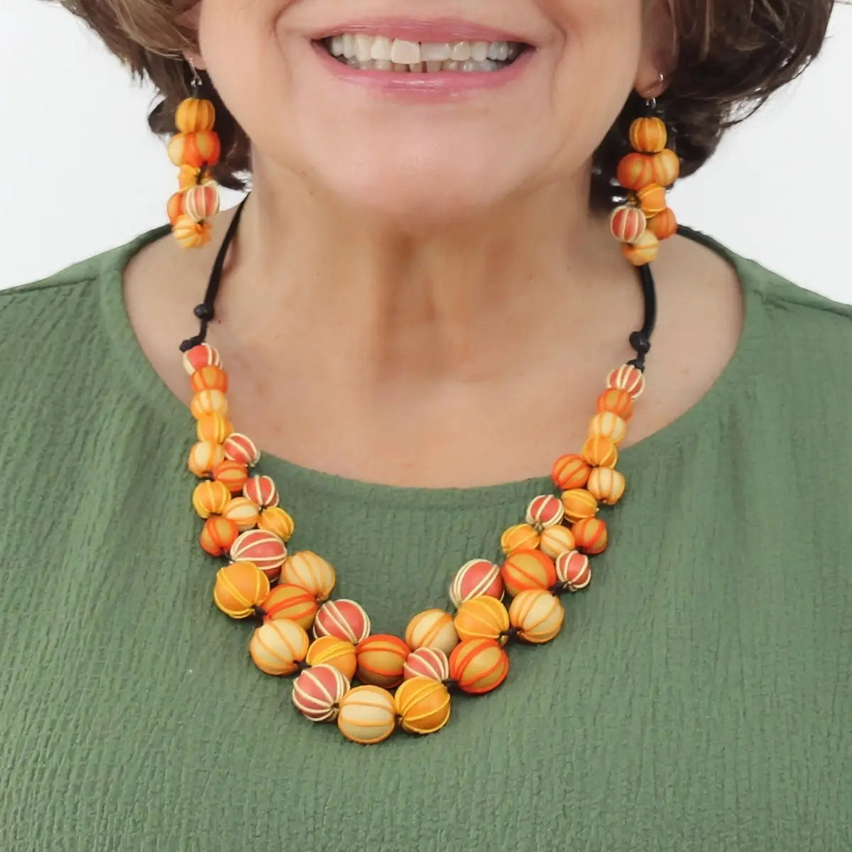 SYLCA Yellow Pamela Berries Necklace