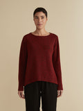 CUT LOOSE -  Crimped Fabric Wide Facing Pullover - 6546761