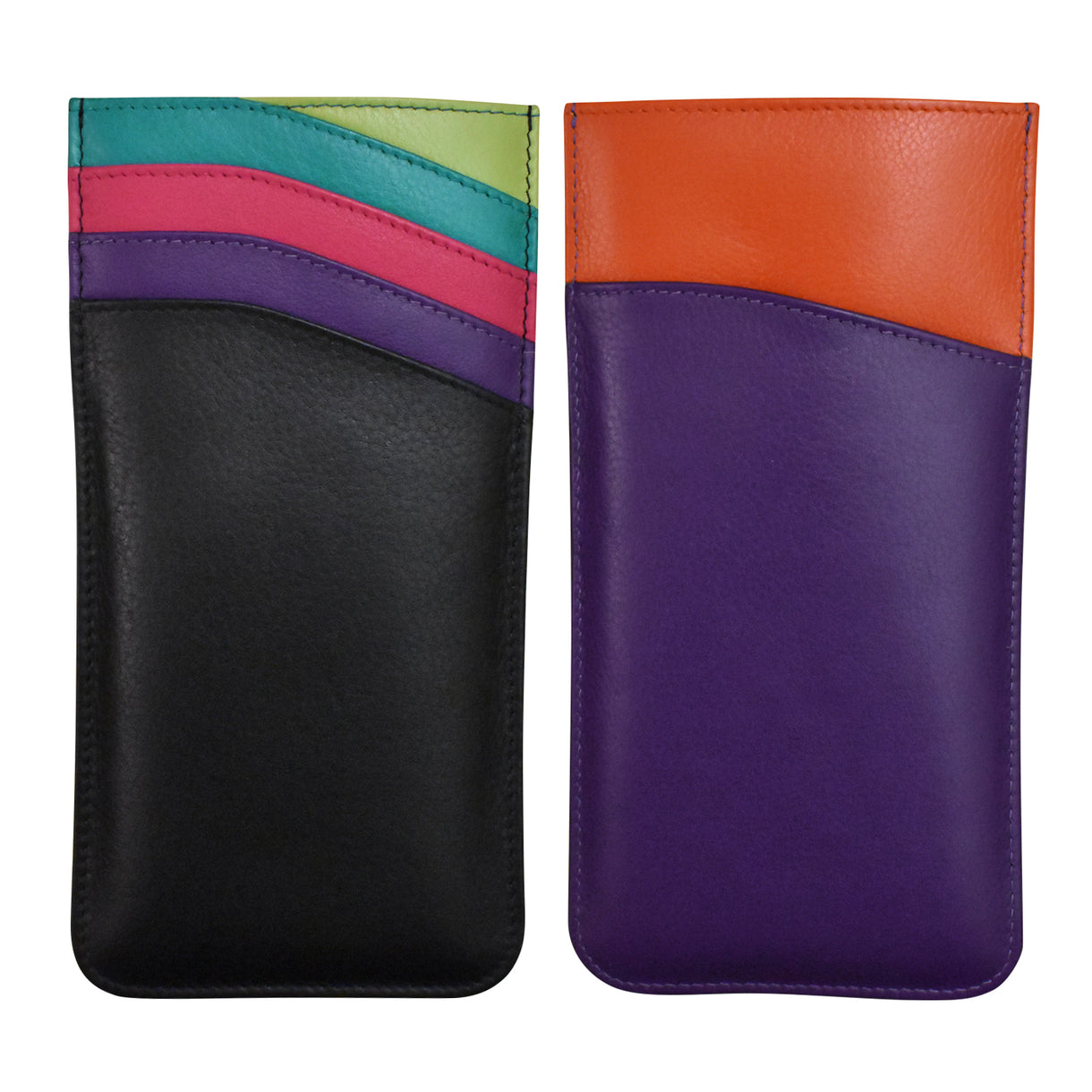 ili New York - SLIDE IN EYEGLASS CASE - 6572 - Black Brights