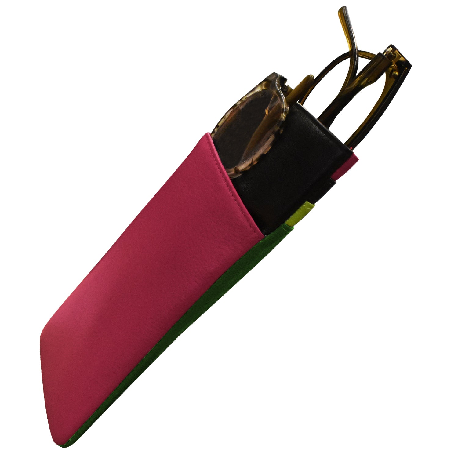 ili New York - SLIDE IN EYEGLASS CASE - 6572 - Forest Multi