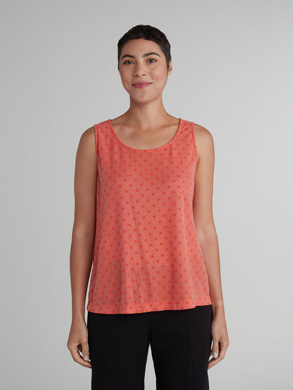 CUT LOOSE - Mesh Dot Easy Tank - 6585715Sp