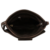 ili New York - POINTED TAB CROSSBODY ORGANIZER - 6592 - Chocolate