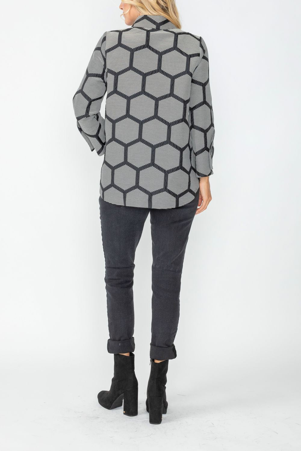 IC COLLECTION Jacket - 6628J - BLACK