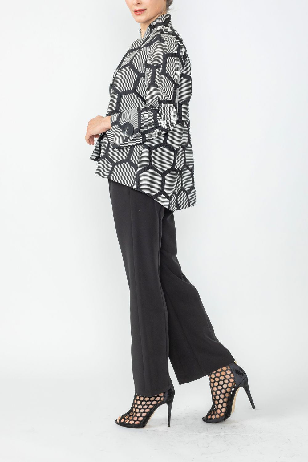 IC COLLECTION Jacket - 6628J - BLACK
