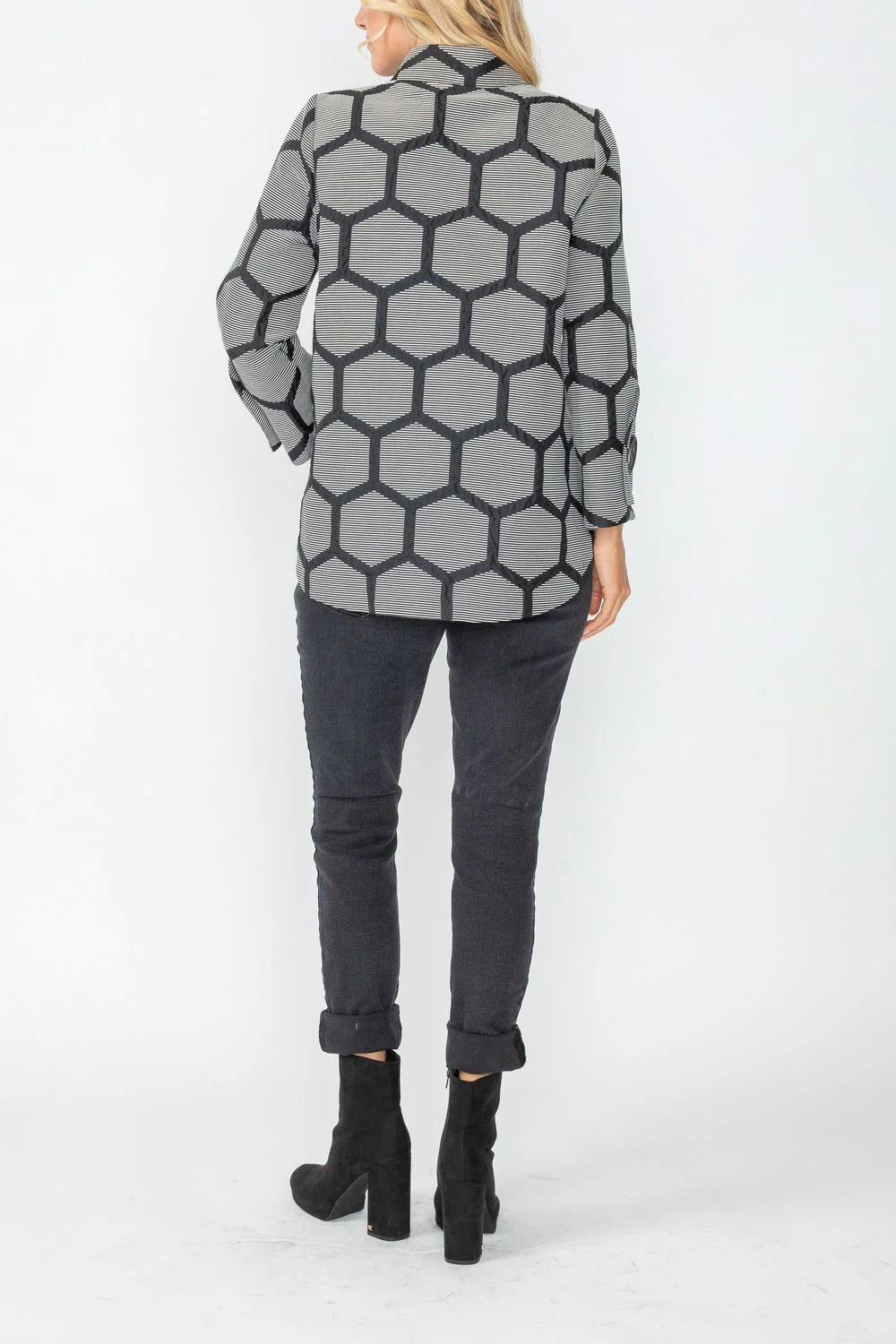 IC COLLECTION Jacket - 6628J - BLACK