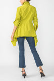 IC COLLECTION Blouse - 6633B - LIME - XL ONLY