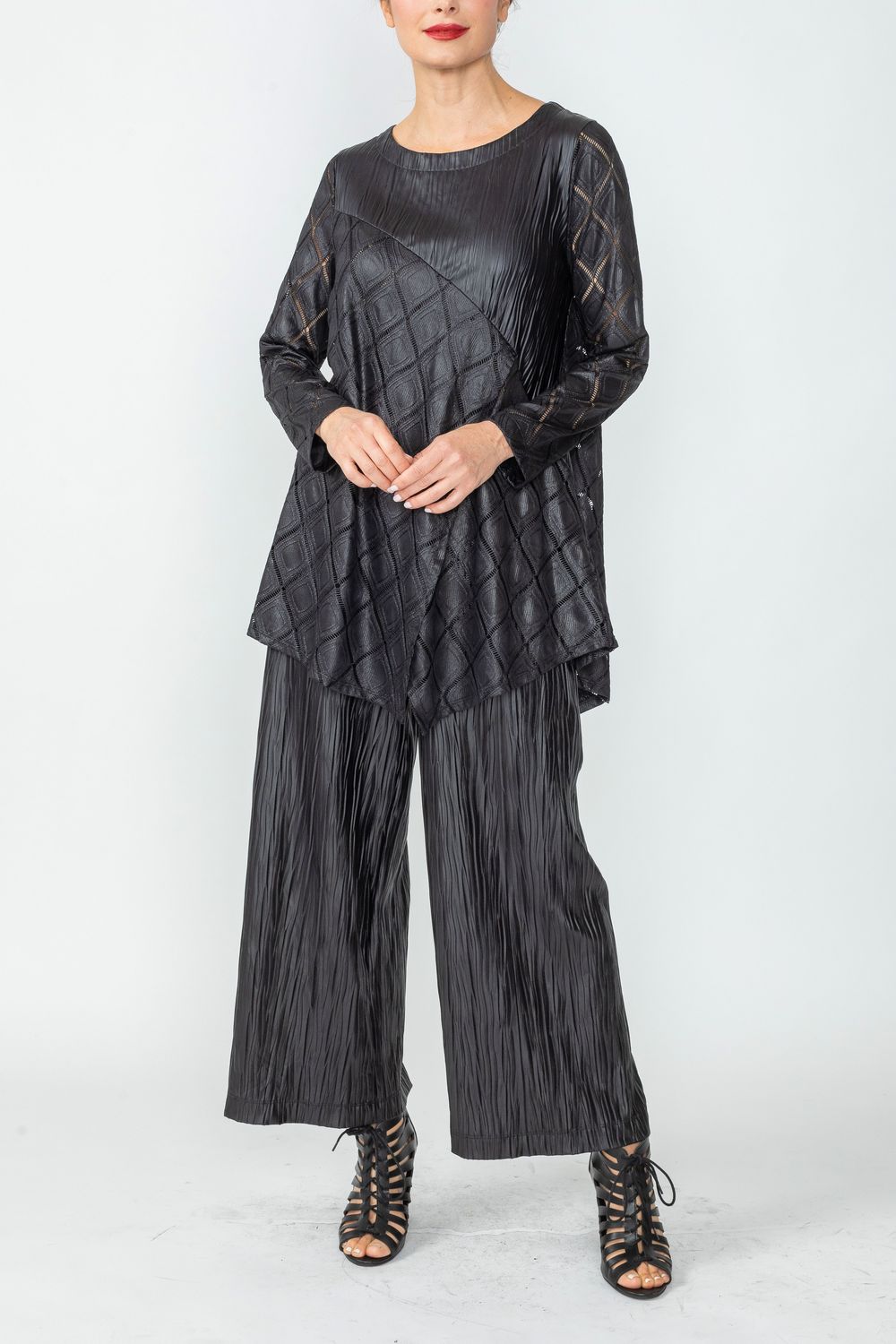 IC COLLECTION Top- 6634T- BLACK