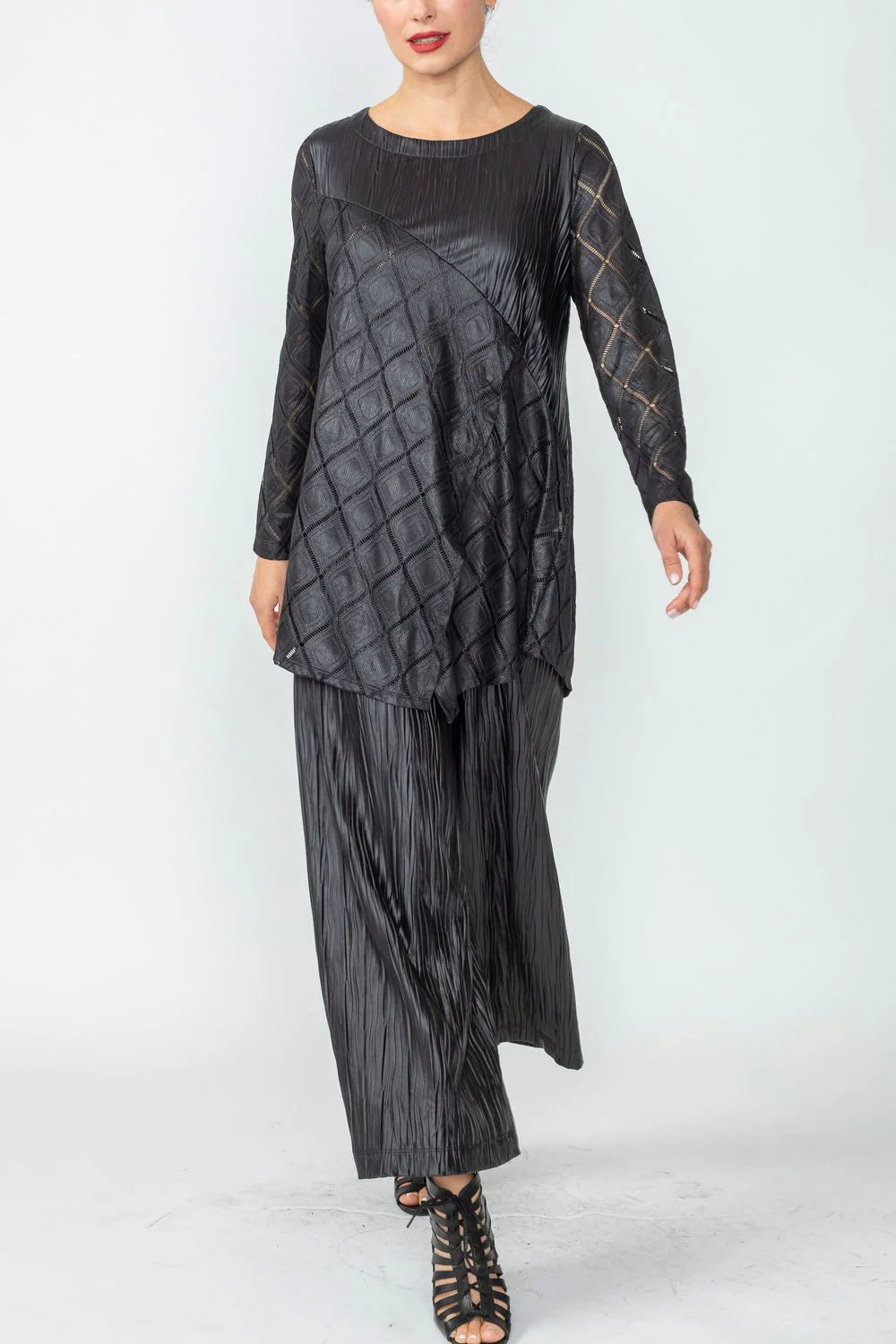 IC COLLECTION Top- 6634T- BLACK