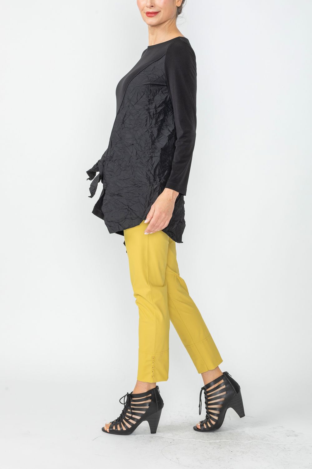 IC COLLECTION Top - 6641T - BLACK