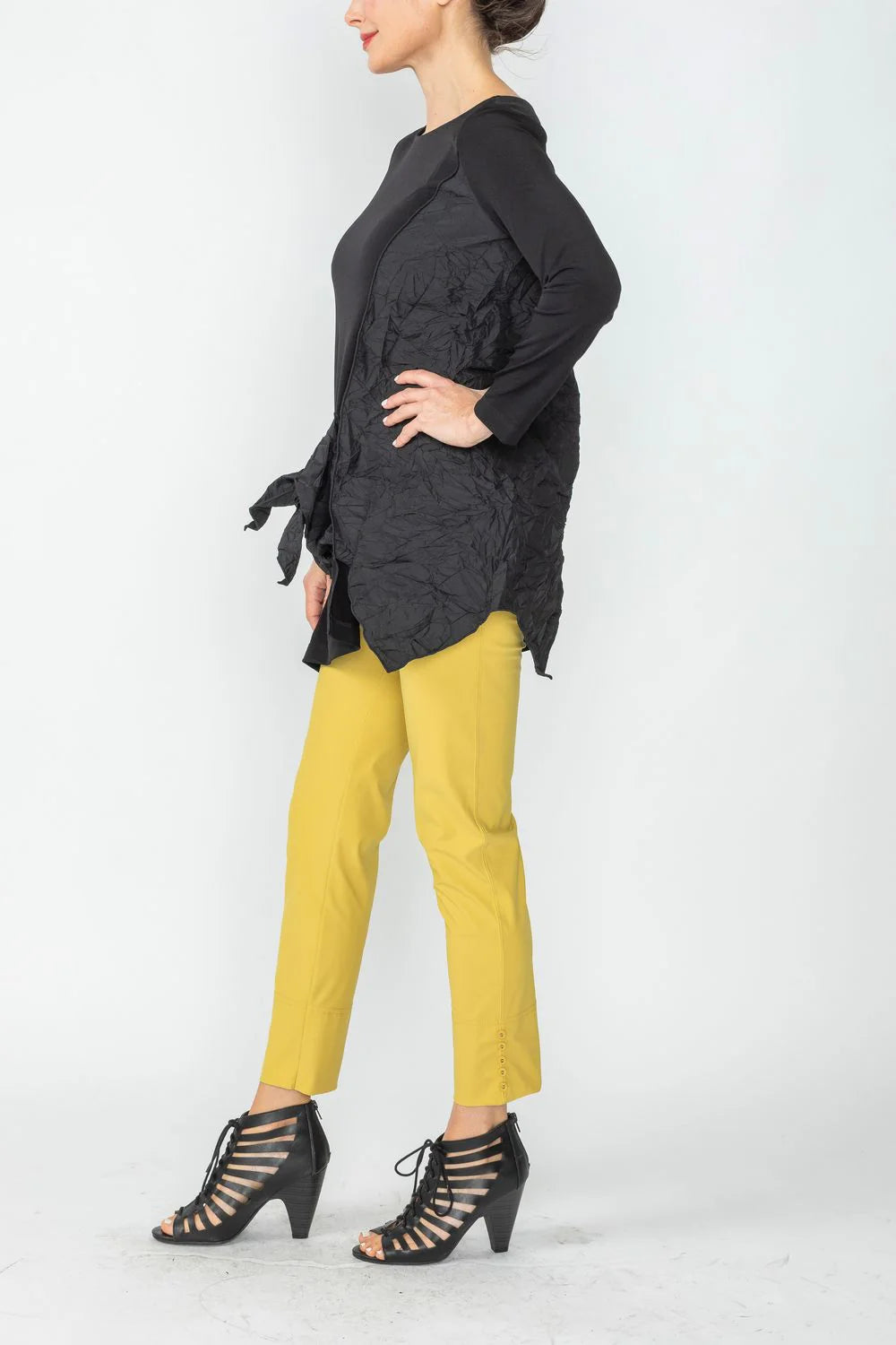 IC COLLECTION Top - 6641T - BLACK
