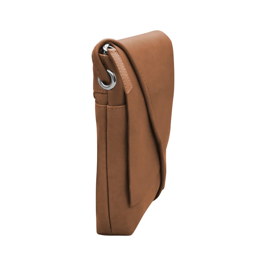ili New York - SMALL CANADA FLAP BAG - 6647 - Terracotta (NOT ANTIQUE SADDLE)