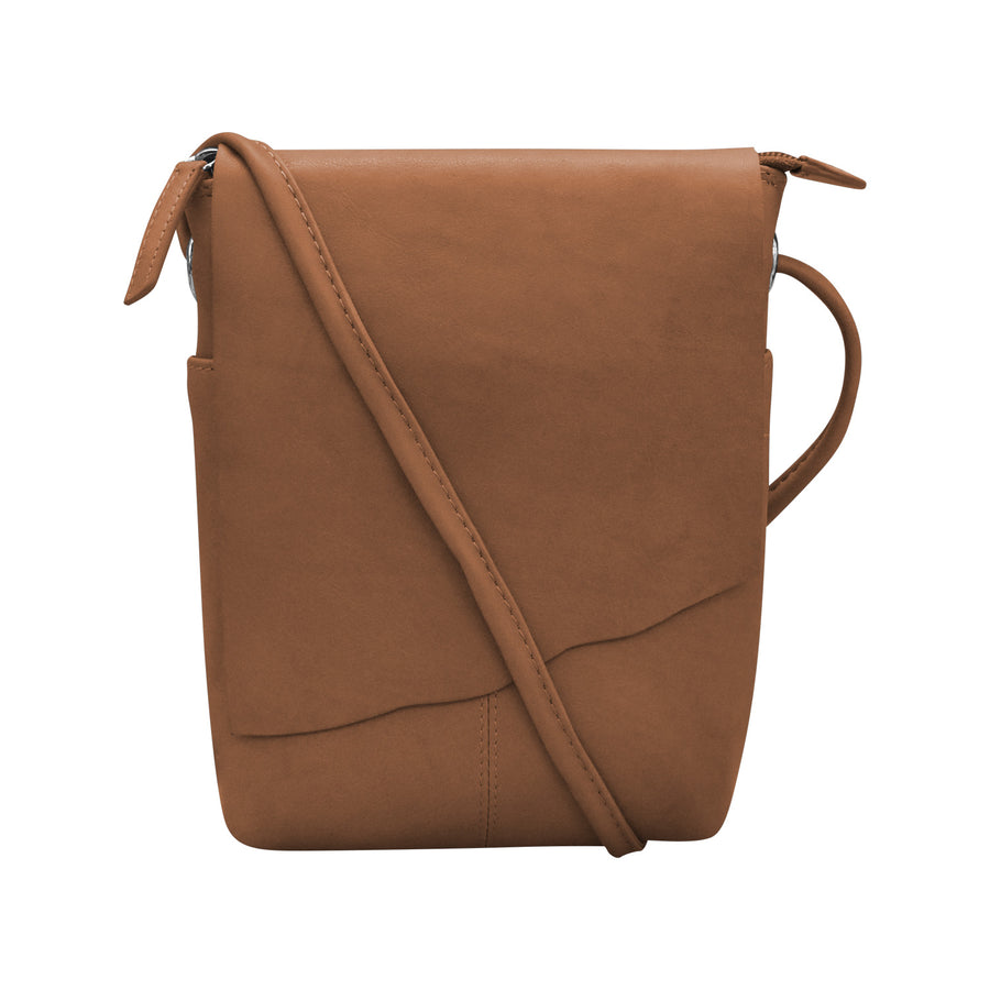 ili New York - SMALL CANADA FLAP BAG - 6647 - Terracotta (NOT ANTIQUE SADDLE)
