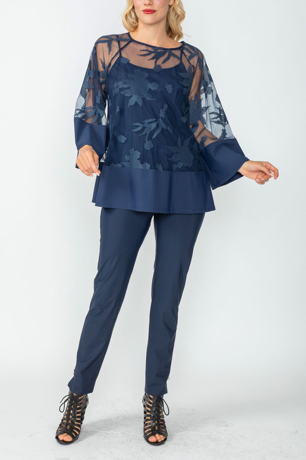 IC COLLECTION Top- 6656T- NAVY