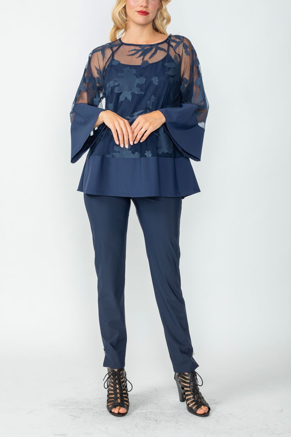 IC COLLECTION Top- 6656T- NAVY