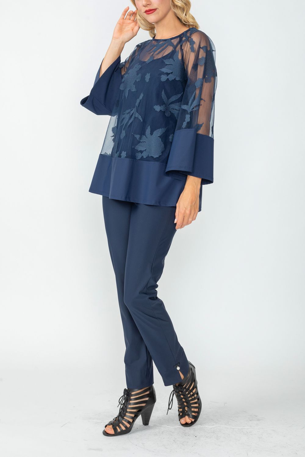 IC COLLECTION Top- 6656T- NAVY