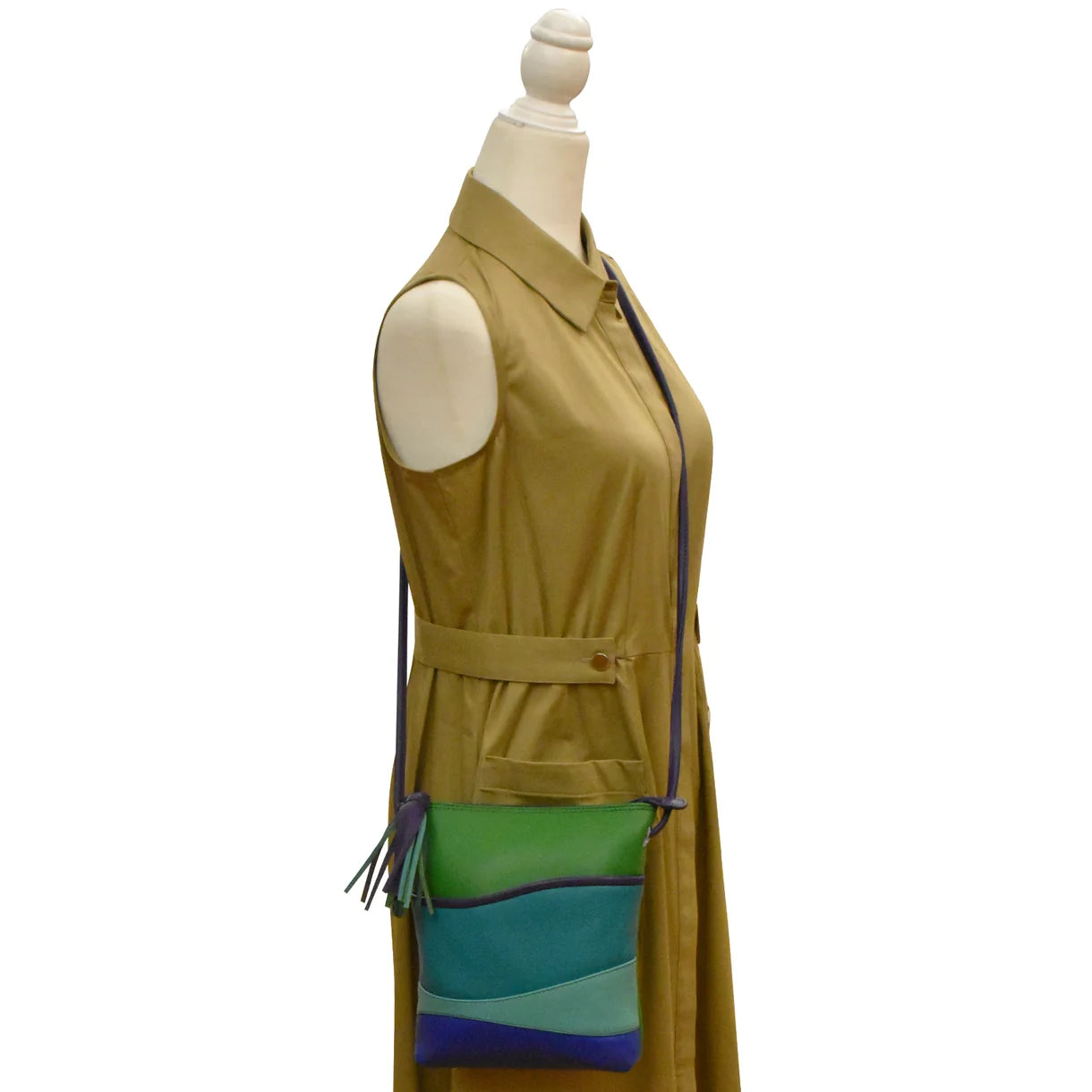 ili New York - WAVE ADJUSTABLE STRAP MIDI SAC - 6657 - Cool Tropics