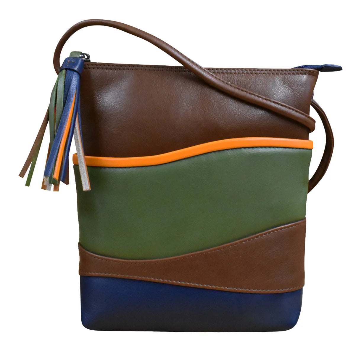 ili New York - WAVE ADJUSTABLE STRAP MIDI SAC - 6657 - Harvest Multi
