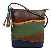 ili New York - WAVE ADJUSTABLE STRAP MIDI SAC - 6657 - Harvest Multi