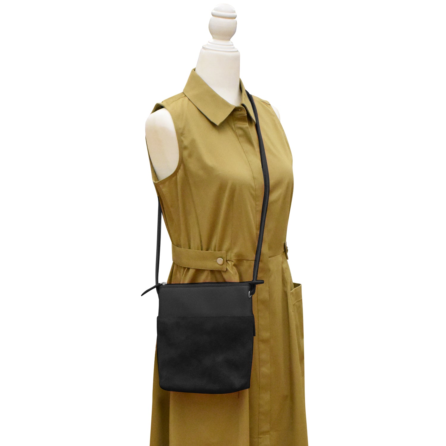 ili New York - MIDI SAC - 6661 - Black Suede