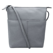 ili New York - ADJUSTABLE CROSSBODY MIDI SAC - 6661 - Cool Grey