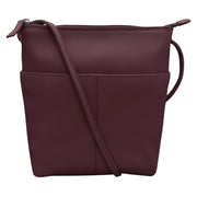 ili New York - ADJUSTABLE CROSSBODY MIDI SAC - 6661 - Eggplant