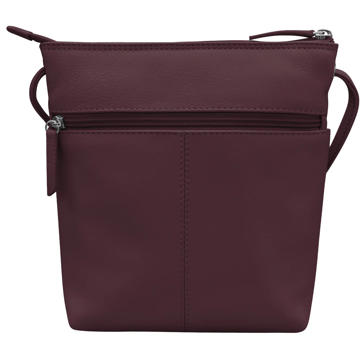 ili New York - ADJUSTABLE CROSSBODY MIDI SAC - 6661 - Eggplant