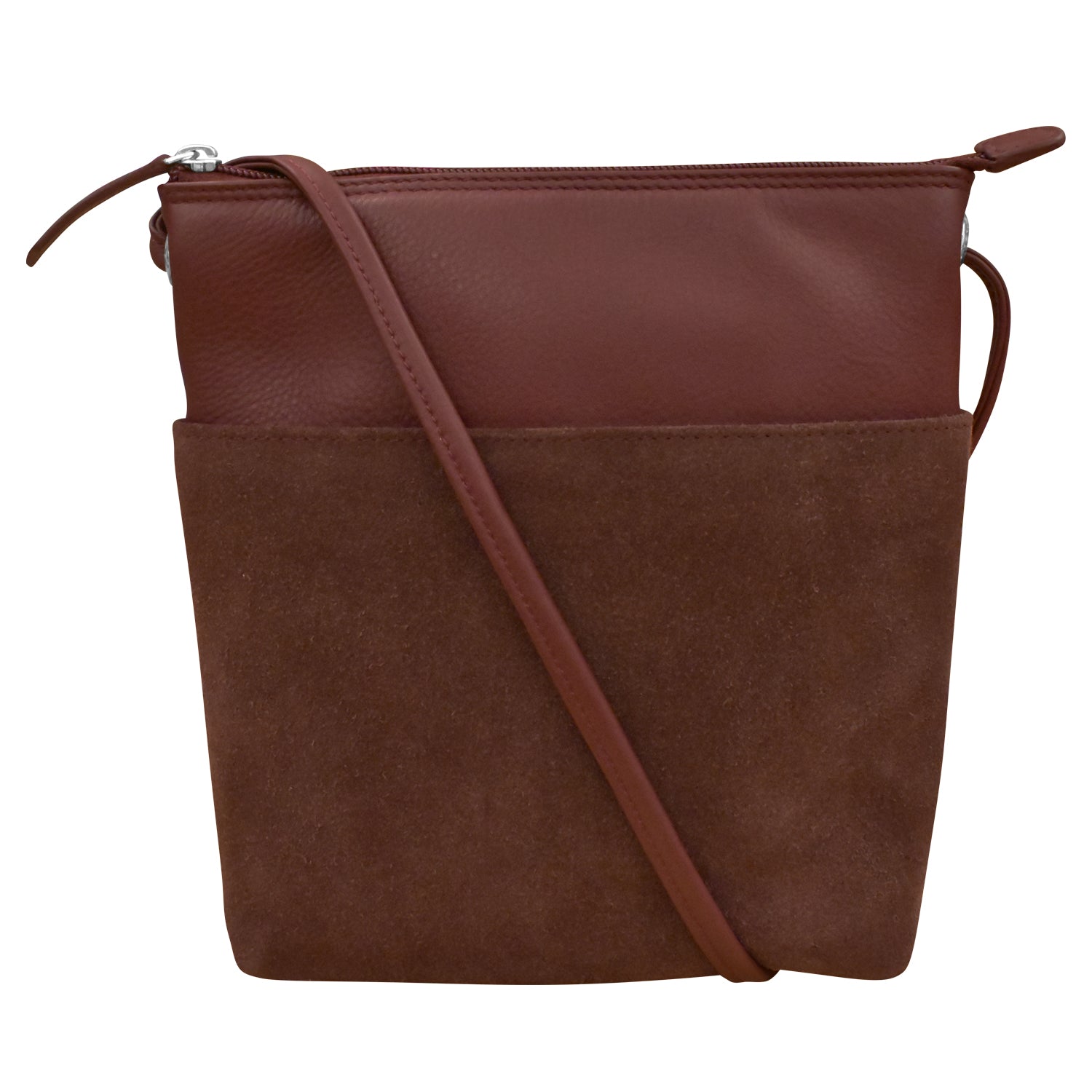 ili New York - MIDI SAC - 6661 - Merlot Suede