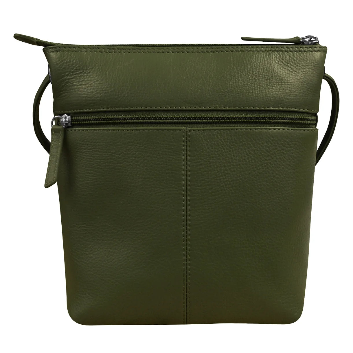 ili New York - ADJUSTABLE CROSSBODY MIDI SAC - 6661 - Pesto Green