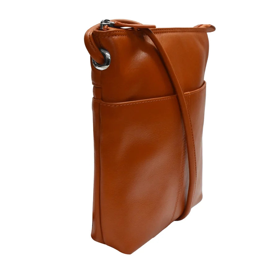 ili New York - ADJUSTABLE CROSSBODY MIDI SAC - 6661 - Terracotta