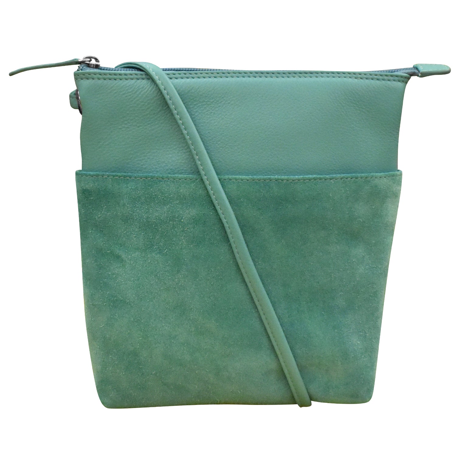 ili New York - MIDI SAC - 6661 - Turquoise Suede