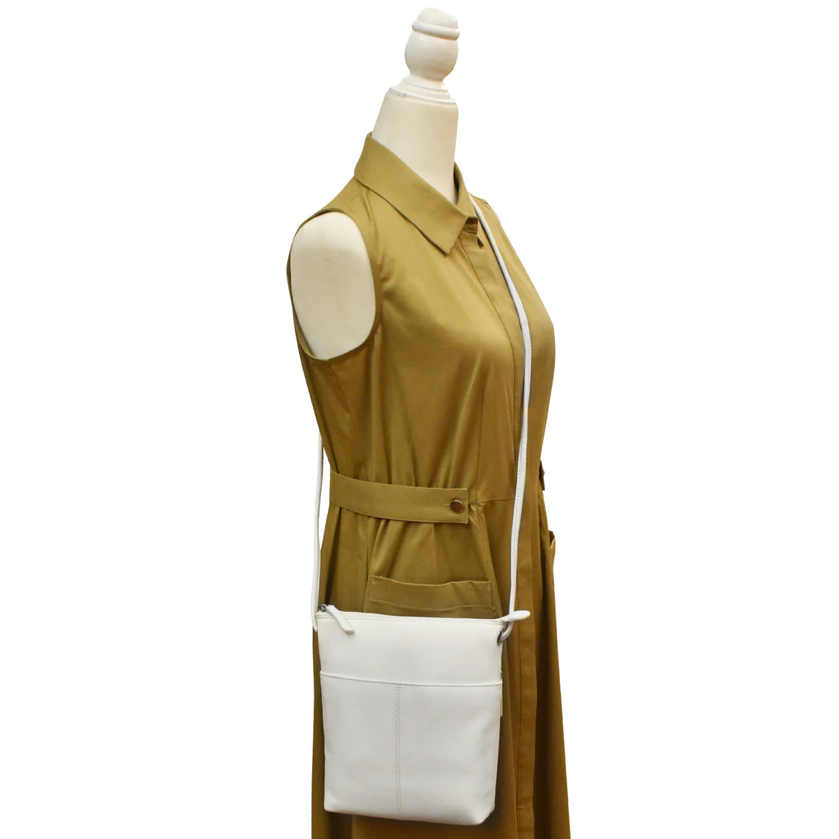 ili New York - ADJUSTABLE CROSSBODY MIDI SAC - 6661 - White