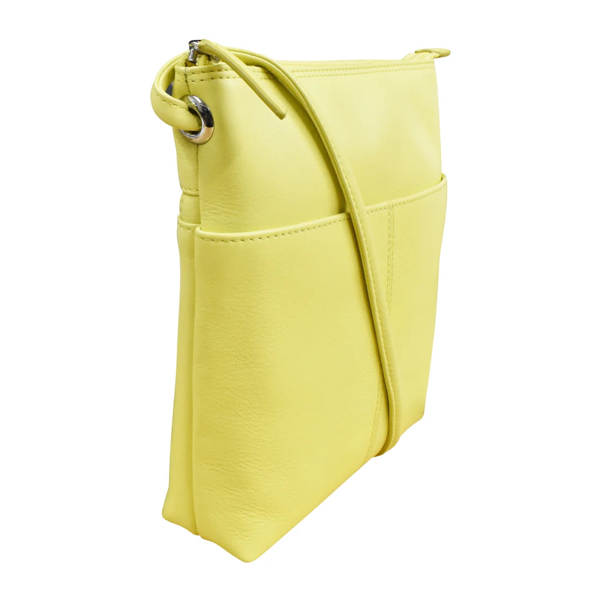 ili New York - ADJUSTABLE CROSSBODY MIDI SAC - 6661 - Mellow Yellow