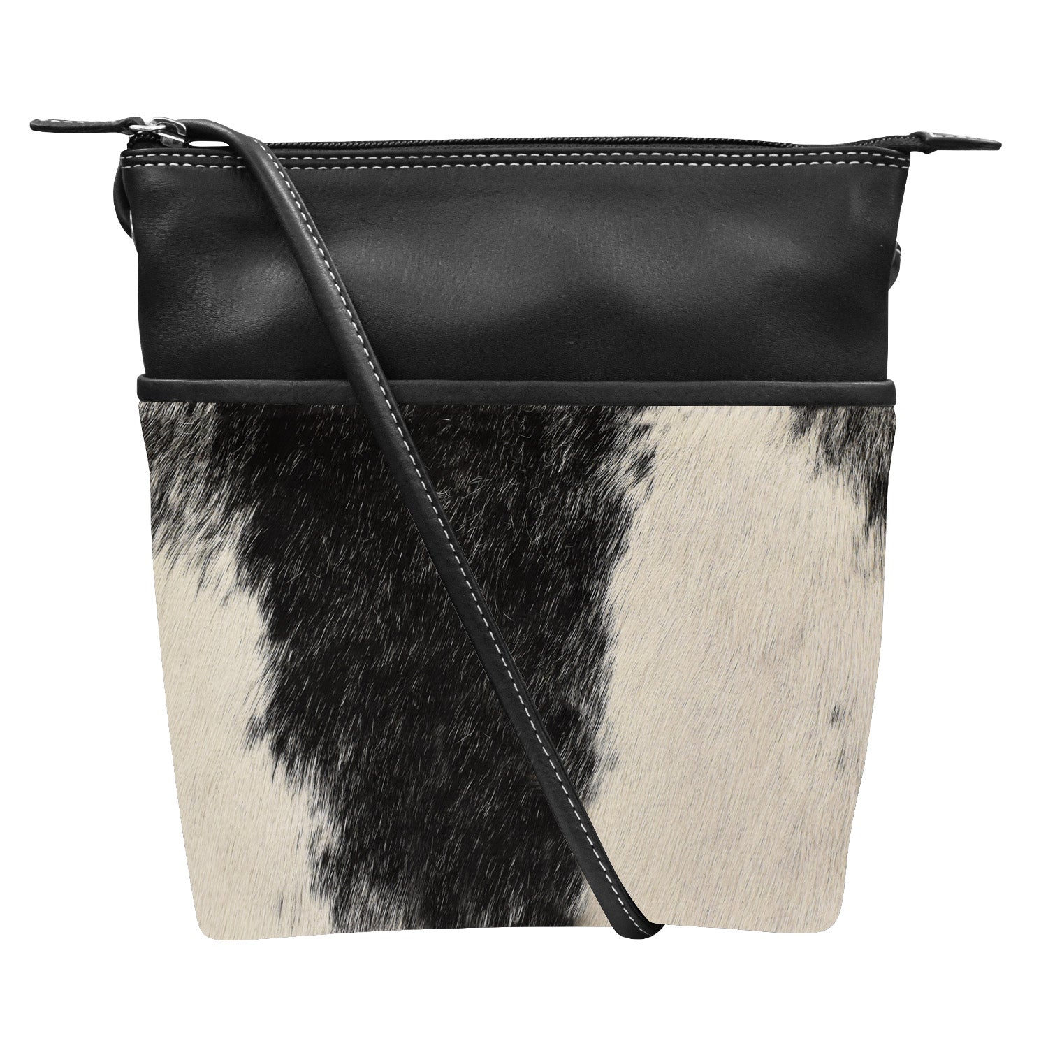 ili New York - MIDI SAC - 6661 - Black Haircalf