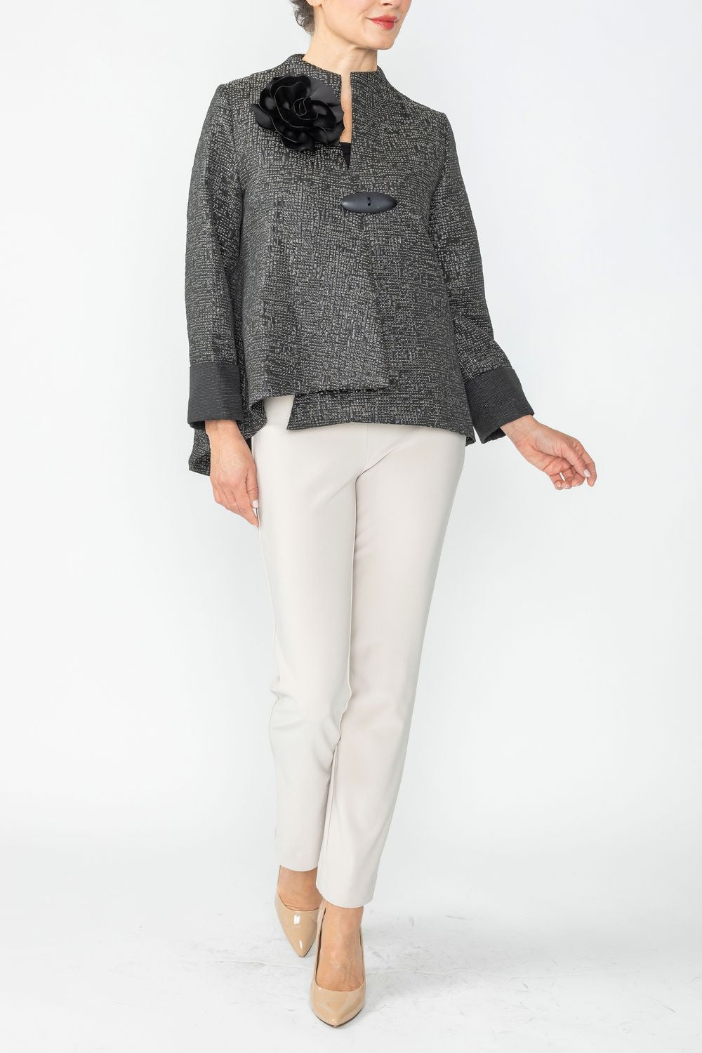IC COLLECTION Jacket - 6687J - BLACK