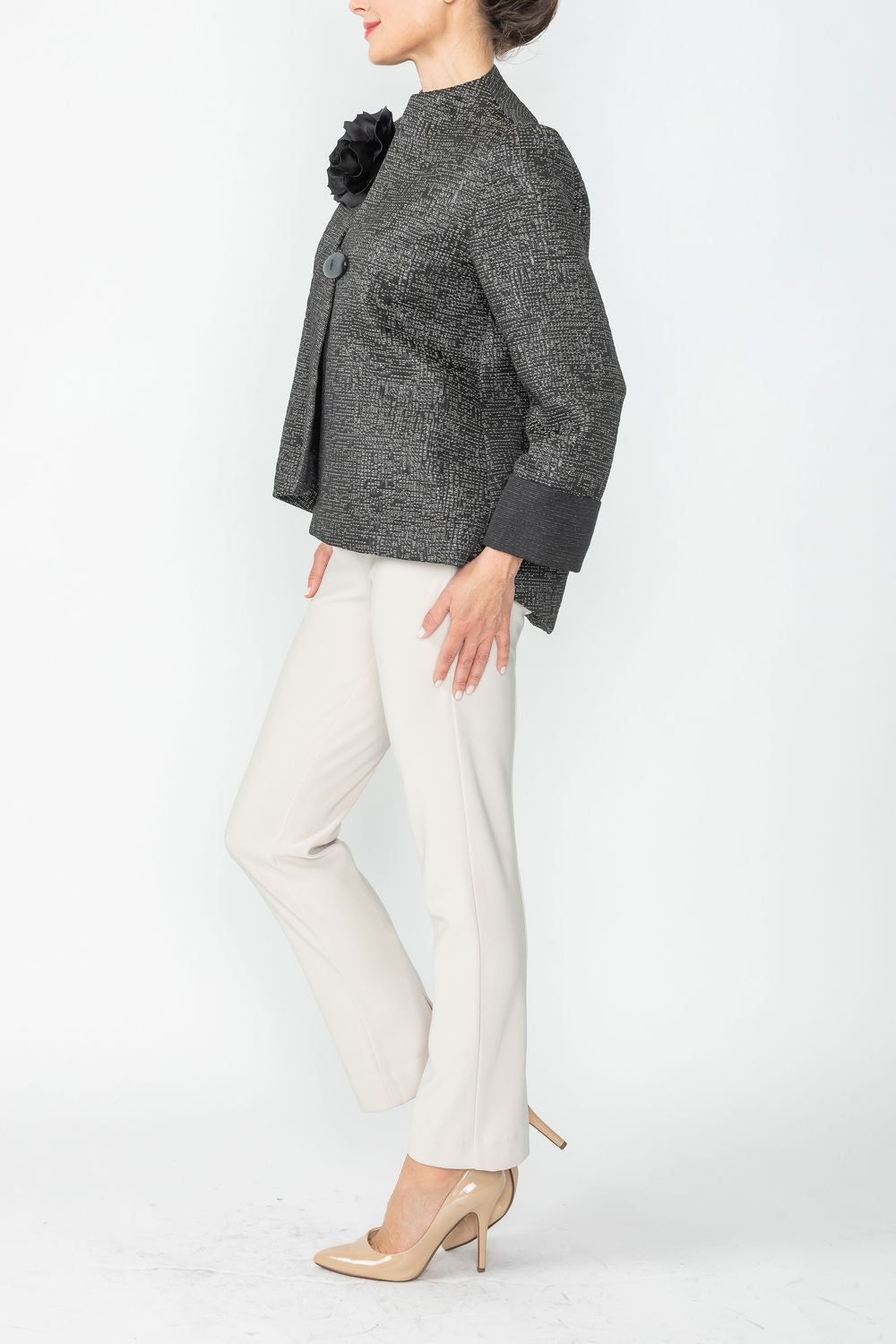 IC COLLECTION Jacket - 6687J - BLACK