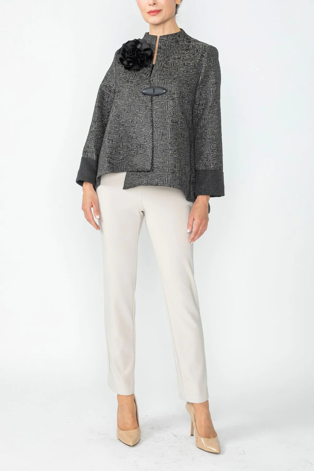 IC COLLECTION Jacket - 6687J - BLACK